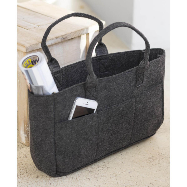 Torba z filcu z kieszeniami FR641.57 Charcoal Melange