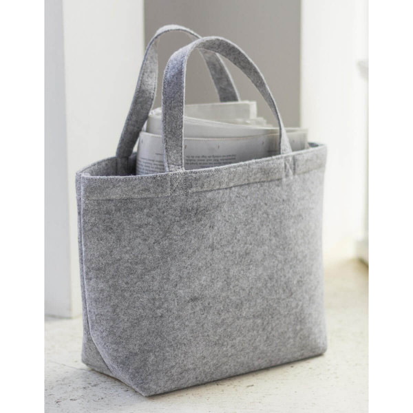 Mała torba z filcu na zakupy FR639.57 Grey Melange