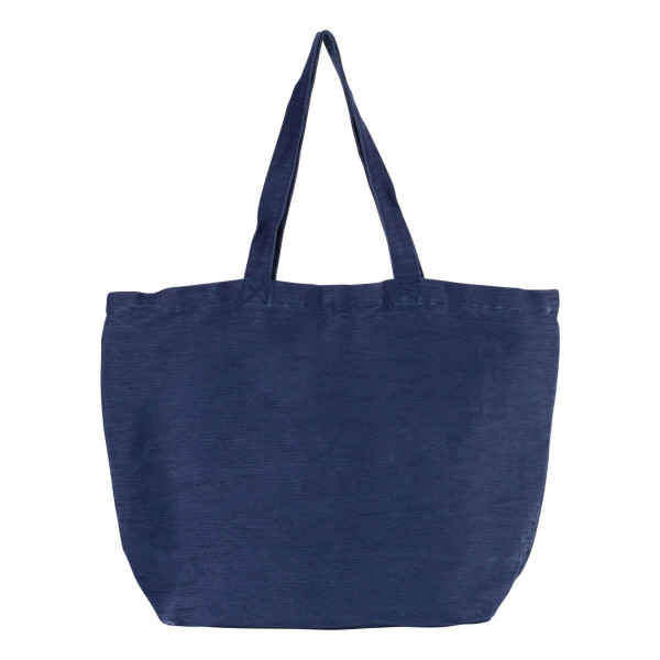 Eko duża torba z jutobawełny - Juco - KI0231 Washed Midnight Blue