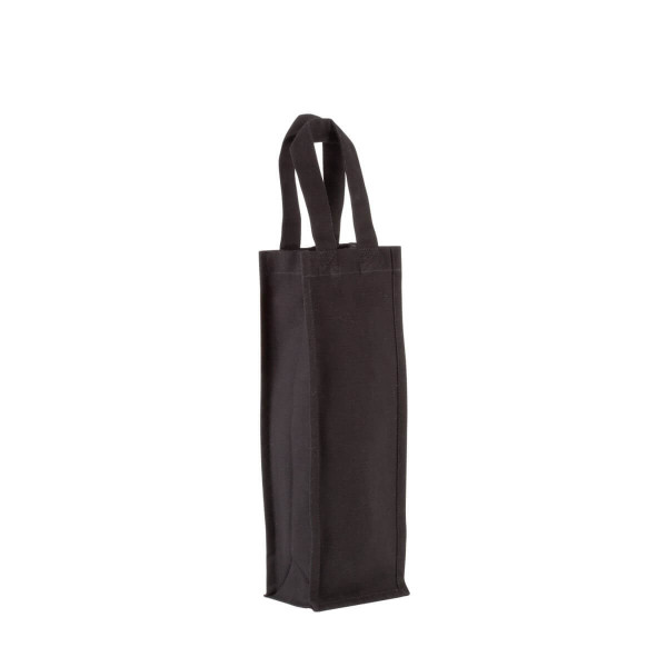 Eko płócienna torba na wino KI0269 Black