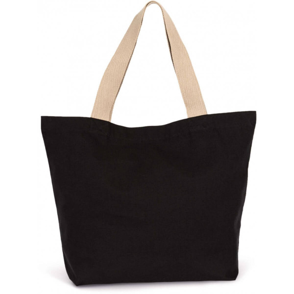 Eko duża torba z recyklingu z dnem KI5204 Black