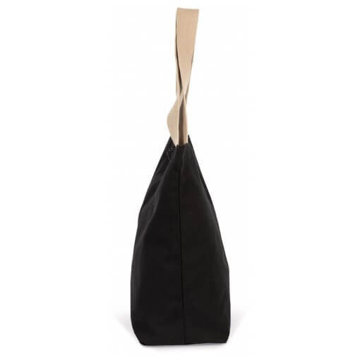Eko duża torba z recyklingu z dnem KI5204 Black