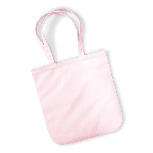 Eko torba PASTELOWA z płóciennej bawełny organicznej W821 Pastel Pink