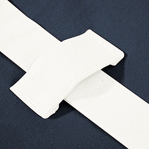 Płócienny Eko Worek Plażowy / Sportowy QD27 Navy / Off White