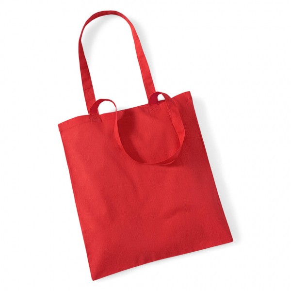 Eko torba bawełniana na zakupy W101 Bright Red