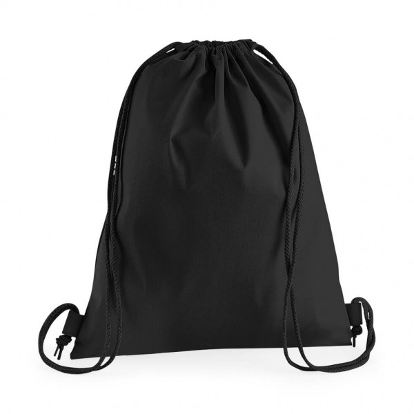 Eko worek sportowy z bawełny Premium W210 Black