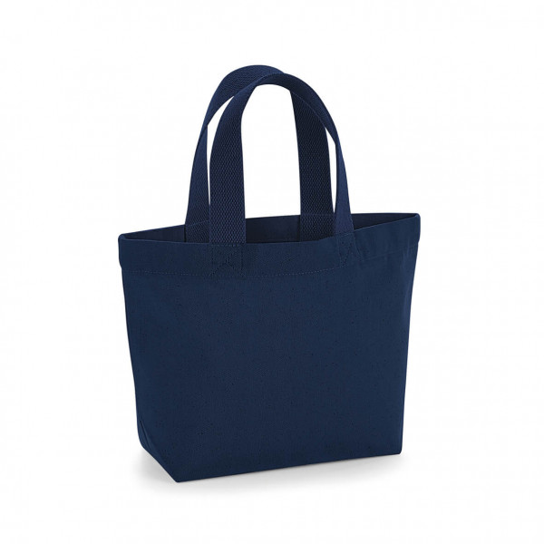 Eko mini torebka z bawełny organicznej W845 French Navy