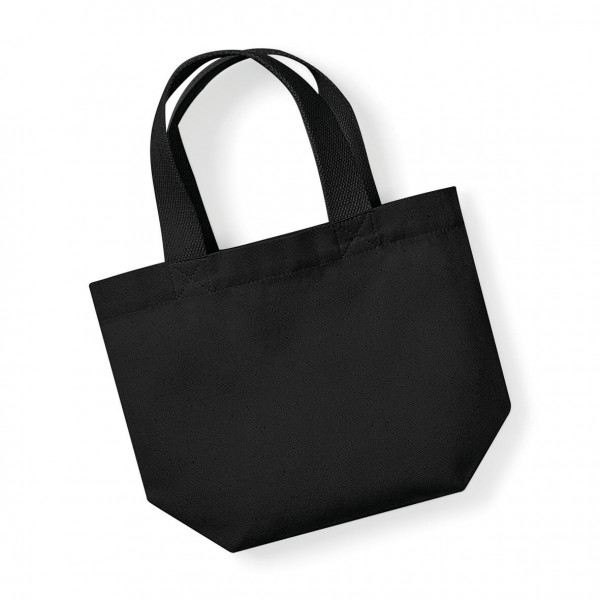 Eko mini torebka z bawełny organicznej W845 Black