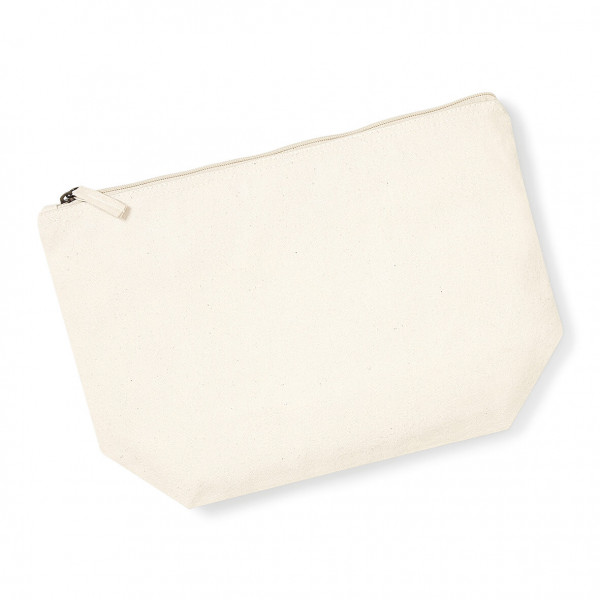 Bawełniana Organiczna Kosmetyczka / Etui Na Akcesoria i Kosmetyki W840 Natural Size L