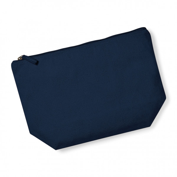 Bawełniana Organiczna Kosmetyczka / Etui Na Akcesoria i Kosmetyki W840 French Navy Size L