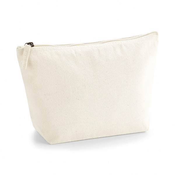 Bawełniana Organiczna Kosmetyczka / Etui Na Akcesoria i Kosmetyki W840 Natural Size M