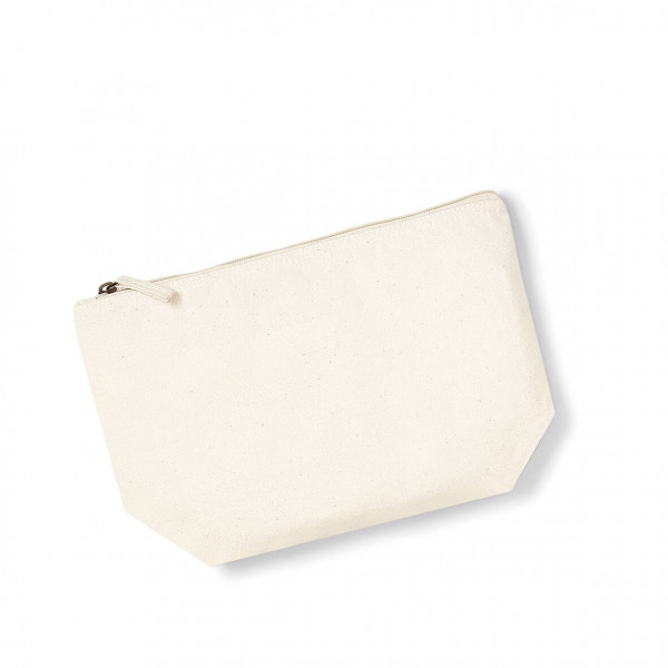Bawełniana Organiczna Kosmetyczka / Etui Na Akcesoria i Kosmetyki W840 Natural Size M