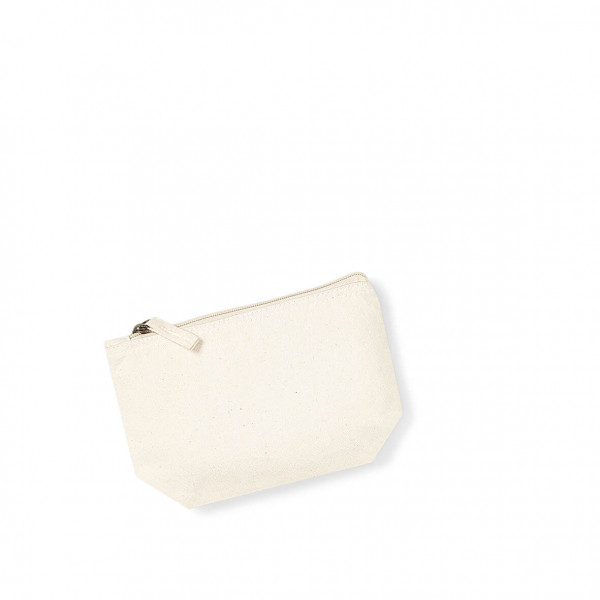 Bawełniana Organiczna Kosmetyczka / Etui Na Akcesoria i Kosmetyki W8400 Natural Size S