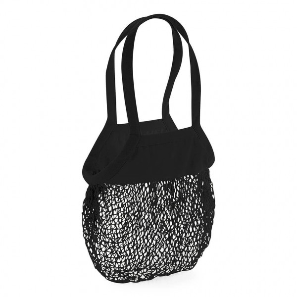 Eko siatka na zakupy z bawełny organicznej W150 Black