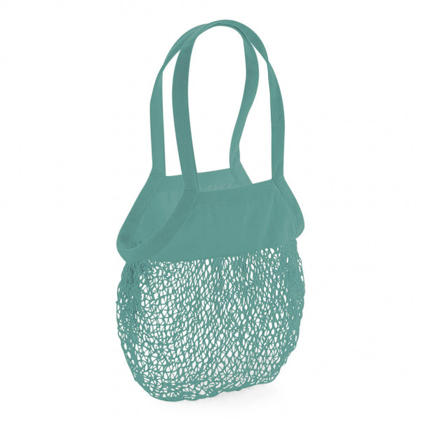 Eko siatka na zakupy z bawełny organicznej W150 Sage Green