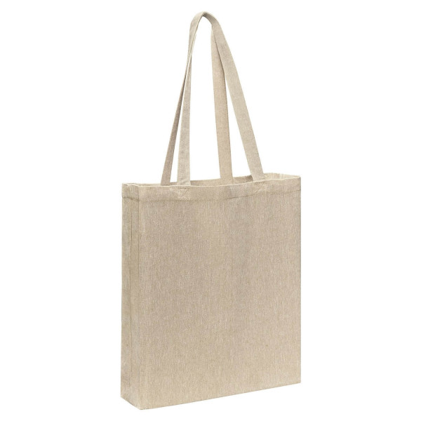 Eko torba z recyklingu z dnem i bokami Broadway Col.365 Beige Melange