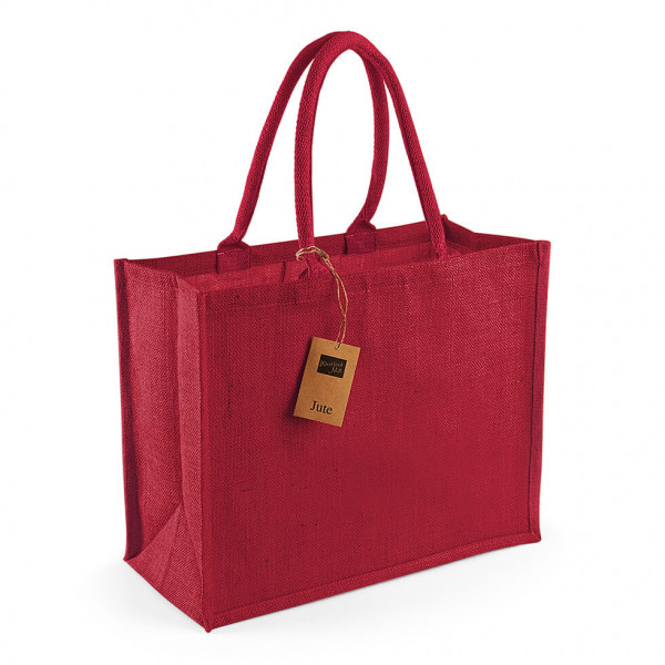 Eko klasyczna torba z juty W407k Red