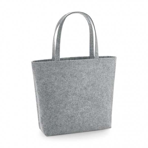 Duża torba filcowa na zakupy BG721 Grey Melange