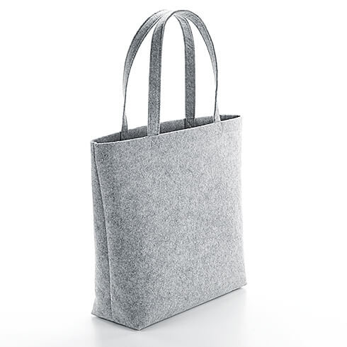 Duża torba filcowa na zakupy BG721 Grey Melange