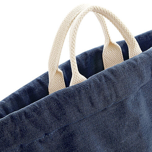 Eko jeansowy worek gimnastyczny BG642 Denim Blue