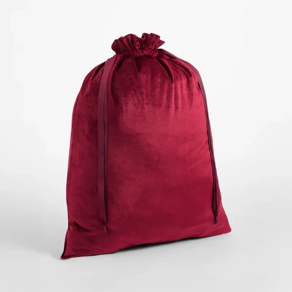 Aksamitny Worek Na Prezenty BG718 Ruby Red L