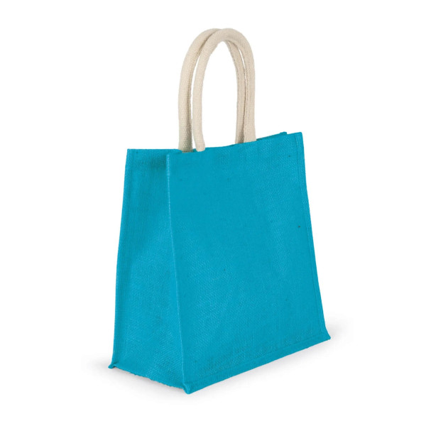 Eko torba z juty rozm. M KI0274 Turquoise