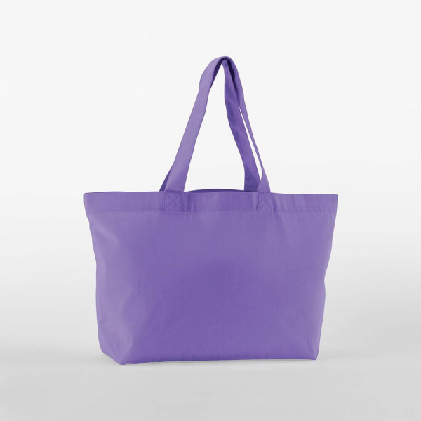 Eko duża torba Twill z organicznego bawełnianego drelichu W695 Violet