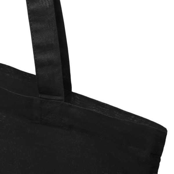 Bawełniana Eko Torba Na Zakupy z Recyklingu z Certyfikatem GRS PC120695-90 Czarny