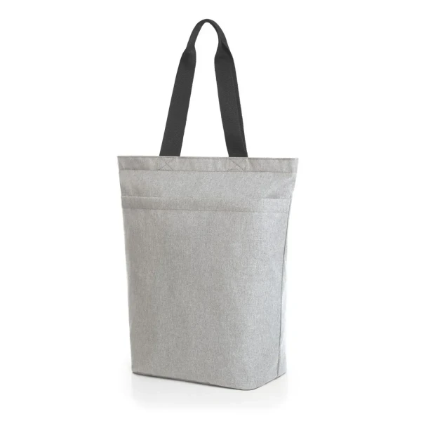 Torba Na Zakupy Zapinana Na Zamek z Recyklingu RPET HF1816078 Light Grey 1
