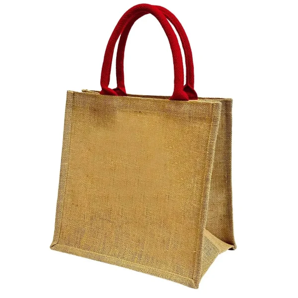 Torba Z Juty Na Zakupy CP905M Natural Red
