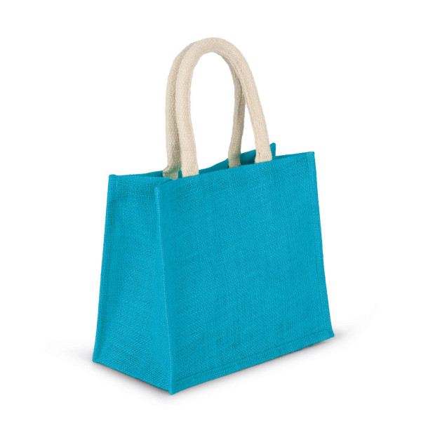Eko torba z juty rozm. S KI0273 Turquoise