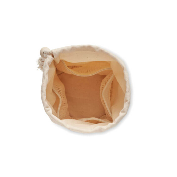 Małe Organiczne Etui / Organizer Na Kosmetyki lub Akcesoria MO6624-13 Naturalny