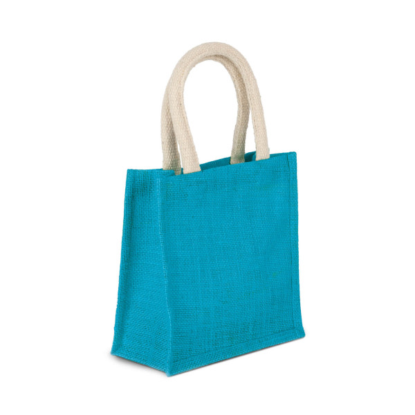Eko torba z juty rozm. XS KI0272 Turquoise