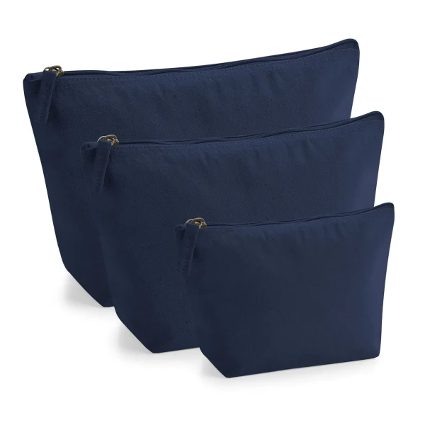 Bawełniana Organiczna Kosmetyczka / Etui Na Akcesoria i Kosmetyki W840 French Navy