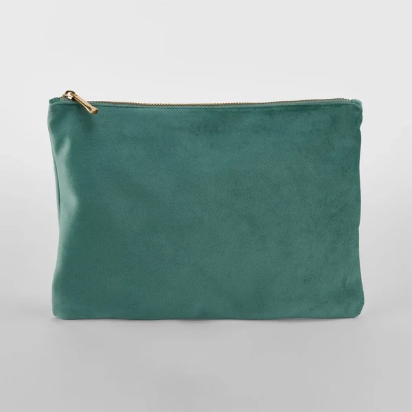 Aksamitna Eko Saszetka / Etui z Recyklingu BG715 Jade L