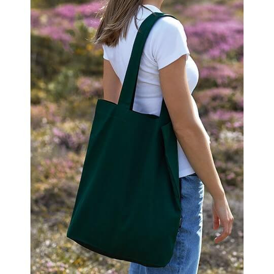 Eko torba Twill z organicznego bawełnianego drelichu NeO90003 Bottle Green