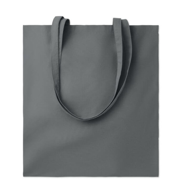 Bawełniana Organiczna Eko Torba Na Zakupy 180 gr/m² Wyprodukowana w UE MO6851-15 Kamienny Szary