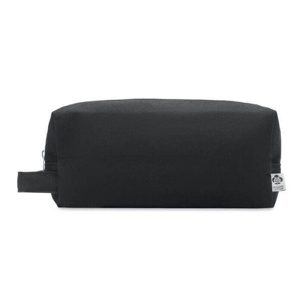 Eko Organiczna Kosmetyczka / Etui z Podszewką MO6853-03 Czarny