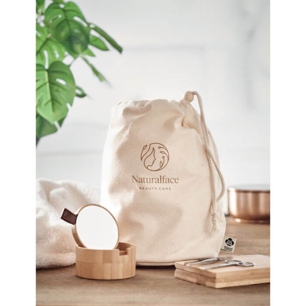 Organiczny Organizer / Etui Na Kosmetyki lub Akcesoria MO6625-13 Naturalny