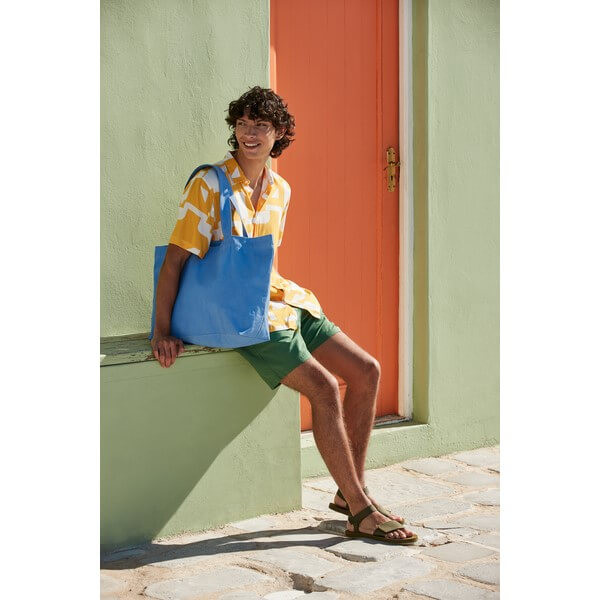 Eko duża torba Twill z organicznego bawełnianego drelichu W695 Cornflower Blue