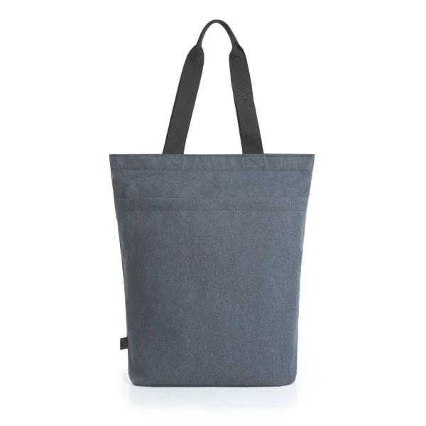 Torba Na Zakupy Zapinana Na Zamek z Recyklingu RPET HF1816078 Blue Grey