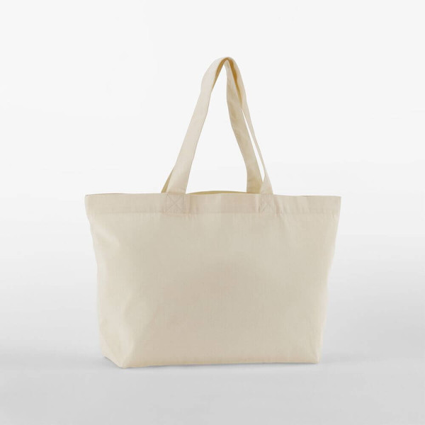 Eko duża torba Twill z organicznego bawełnianego drelichu W695 Natural