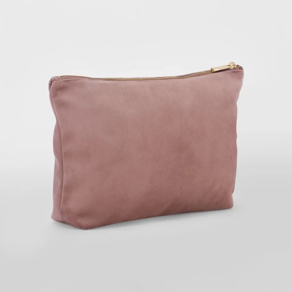 Eko Torebka / Kosmetyczka z Aksamitu z Recyklingu BG714 Rose Quartz L
