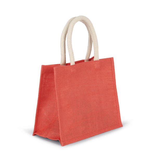 Eko torba z juty rozm. S KI0273 True Coral