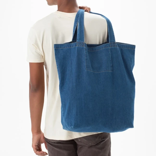 Jeansowa Torba Na Zakupy Denim M196