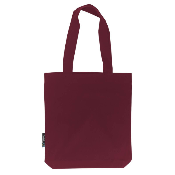 Eko torba Twill z organicznego bawełnianego drelichu NeO90003 Bordeaux