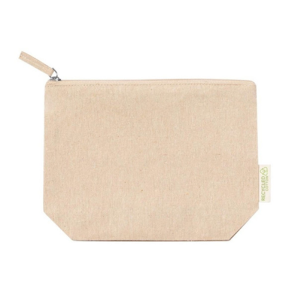 Eko Bawełniana Kosmetyczka z Recyklingu V8378-00 Naturalny