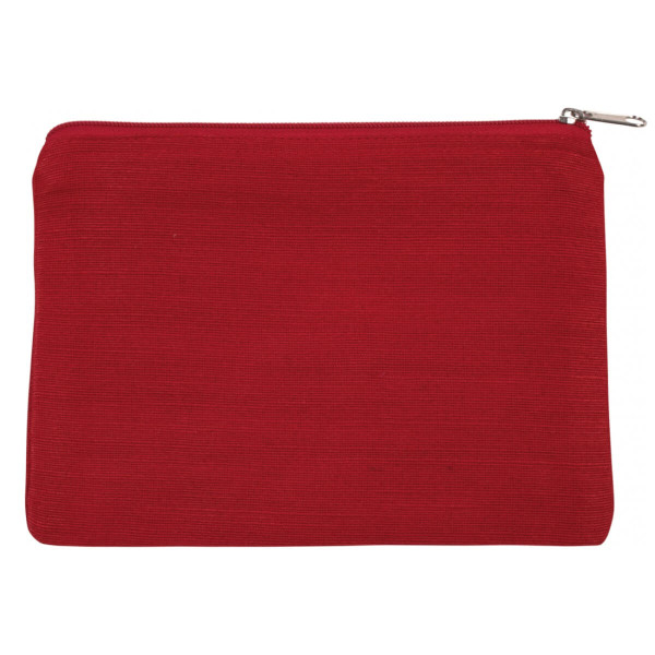 Eko Etui / Kosmetyczka z Jutobawełny - JUCO KI0723 Crimson Red