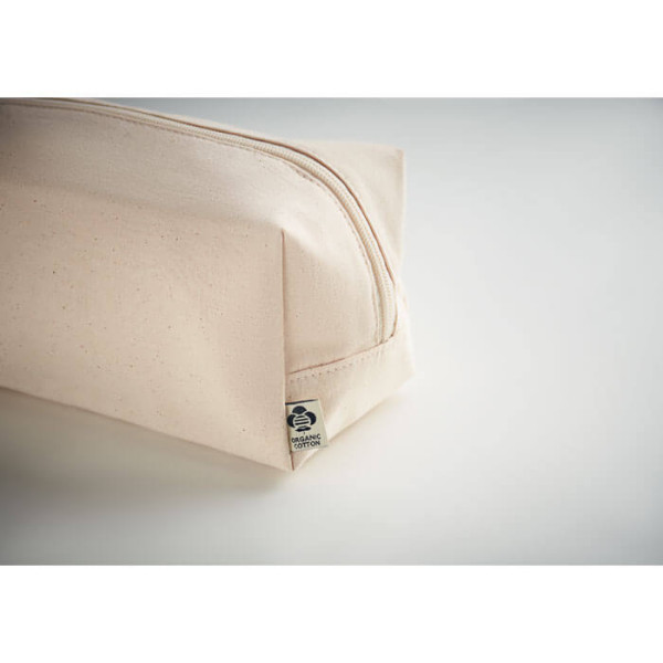 Eko Organiczna Kosmetyczka / Etui z Podszewką MO6853-13 Naturalny