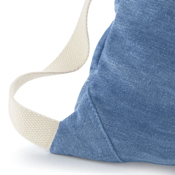 Jeansowy Worek Sportowy BG646 Light Denim